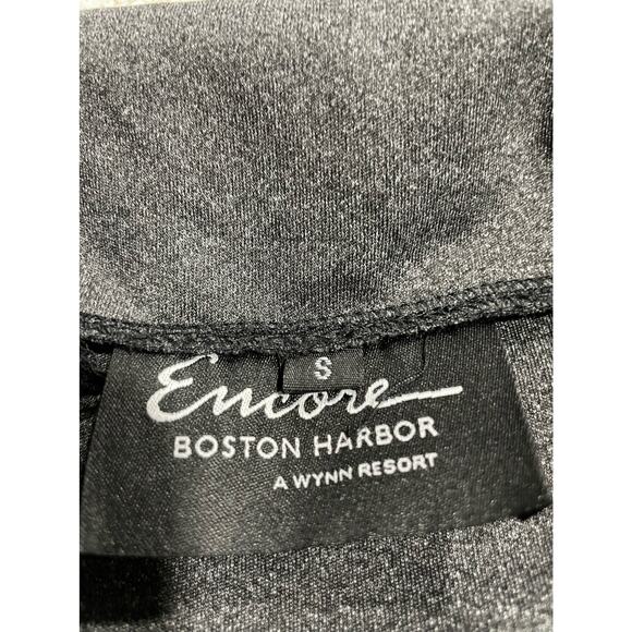 NWT Encore Boston Harbor Men's Sz S Mock Neck Quarter Zip Long Sleeve Shirt Gray - Picture 5 of 6